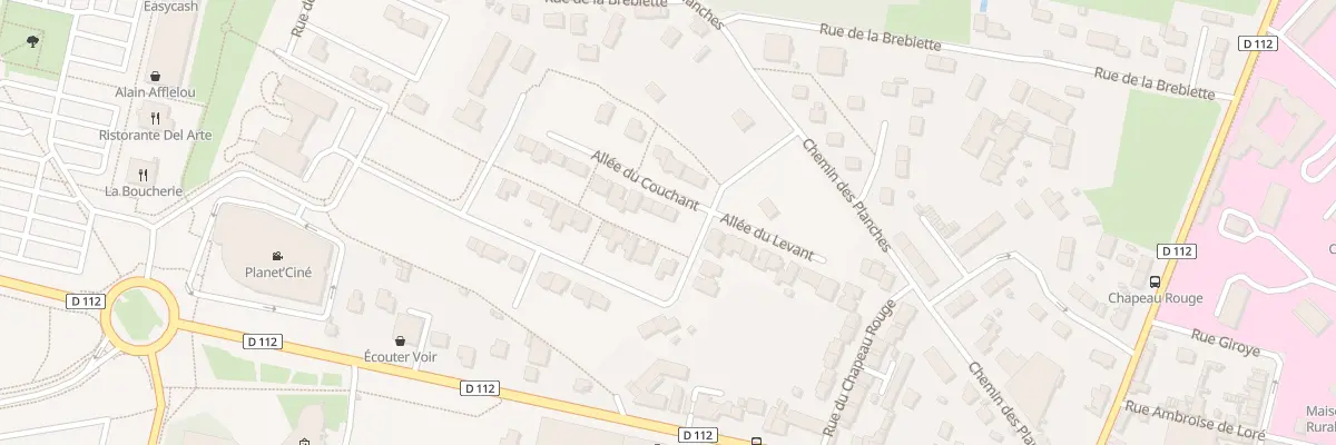 Plan du 3 All du Couchant à Alençon