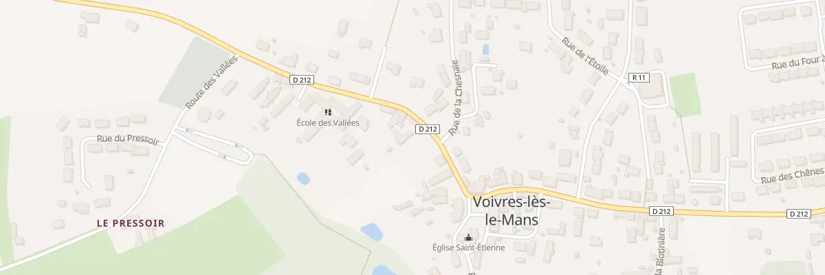 Plan du 11 Rue de Louplande à Voivres-lès-le-Mans