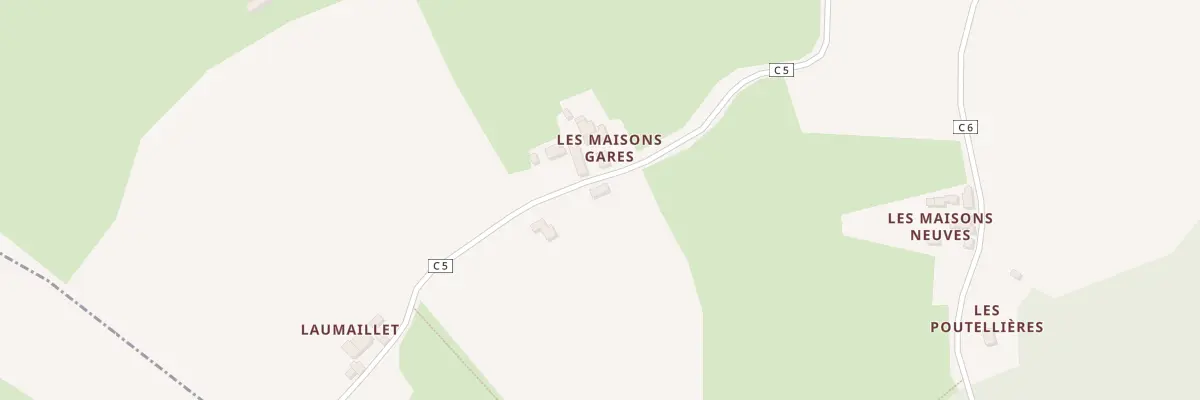 Plan du 1 Rte de Mézieres sous Lavardin au Tronchet