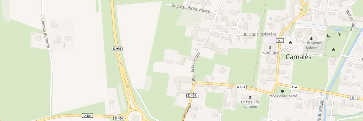 Plan du 18 Rue du Montaigu à Camalès