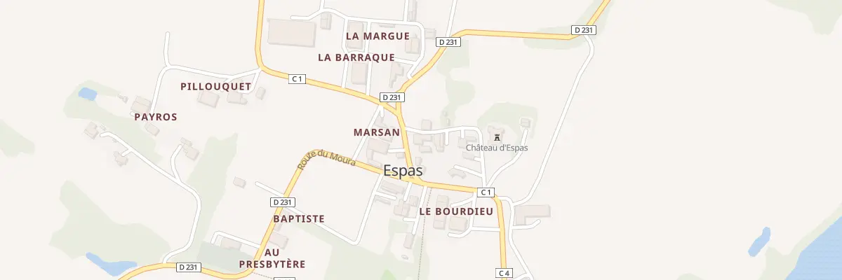 Plan du 5015 Village à Espas
