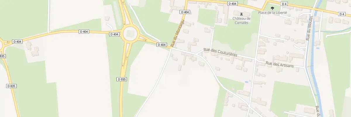 Plan du 13 Rue du Forgeron à Camalès