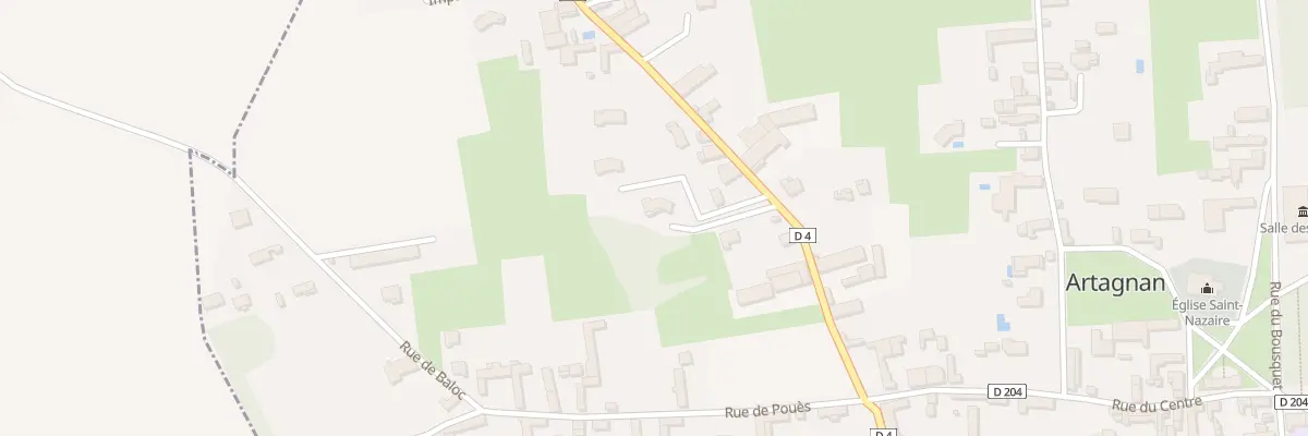 Plan du 9T Rue de l’Ormeau à Artagnan