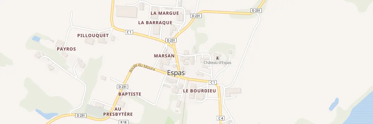 Plan du 5014 Village à Espas