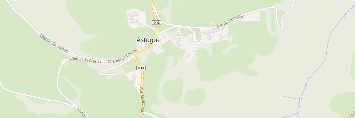 Plan du 21 Rue St Andre à Astugue