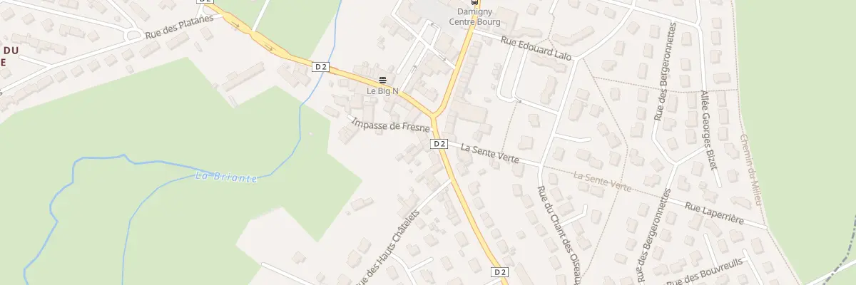Plan du 4 Rue du Printemps à Damigny