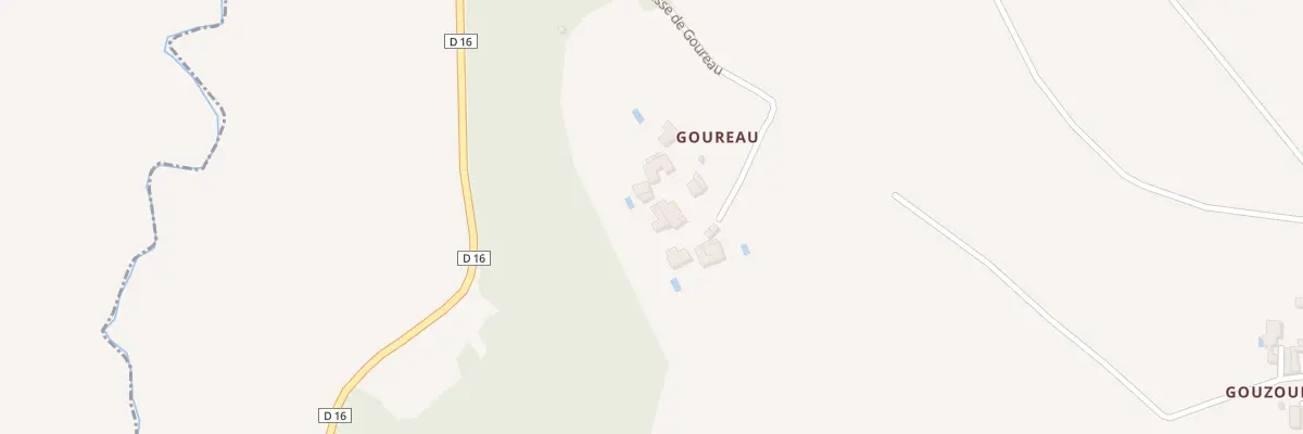 Plan du 5125 Goureau à Massugas