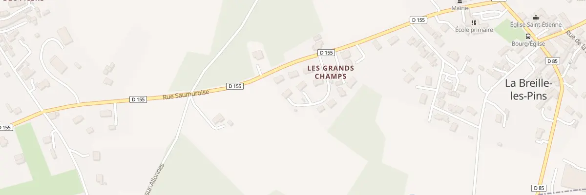 Plan du 13A Rue Saumuroise à La Breille-les-Pins