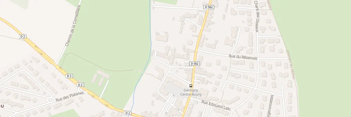 Plan du 12 Imp de la Blanchisserie à Damigny