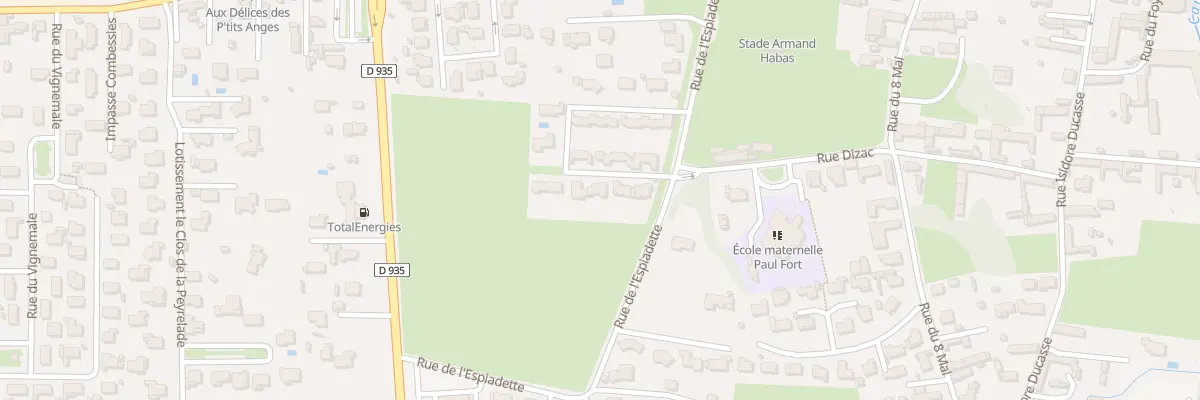 Plan du 5 Rue Robert Sempé à Bazet