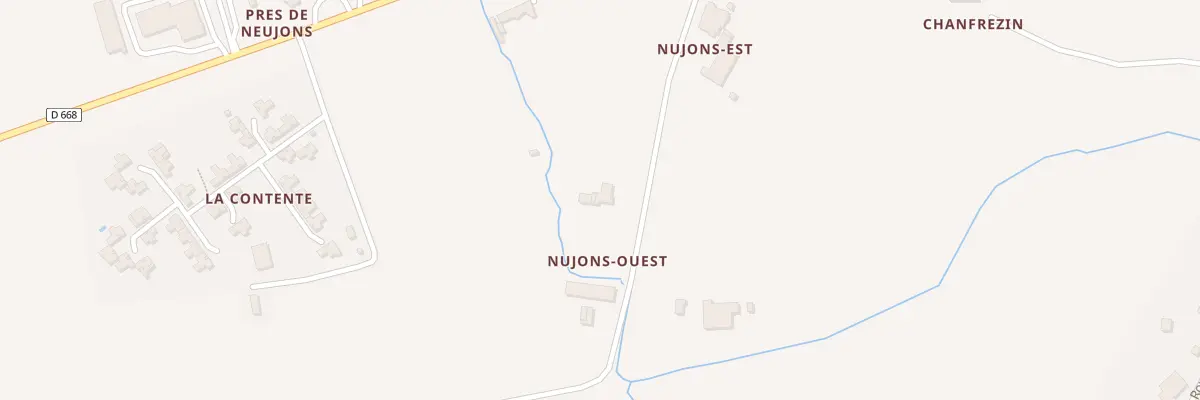 Plan du 6 Nujons Ouest à Monségur