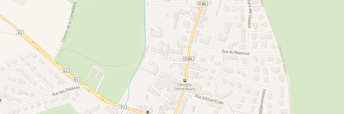 Plan du 8 Imp de la Blanchisserie à Damigny