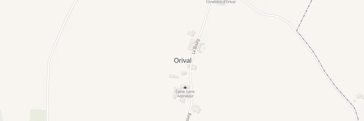Plan du 5011 Le Bourg à Orival