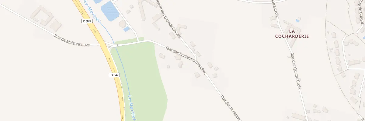 Plan du 49 Rue des Fontaines Blanches à Loudun
