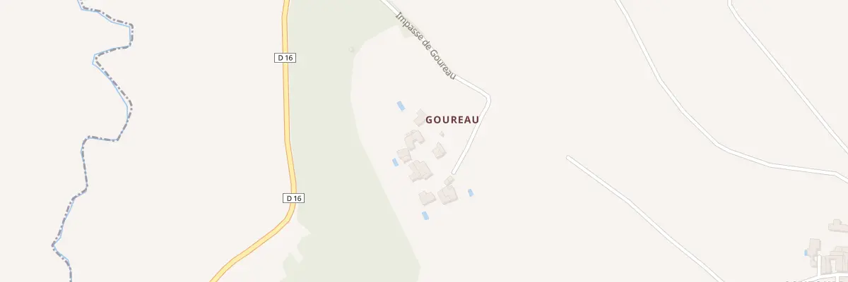 Plan du 5126 Goureau à Massugas