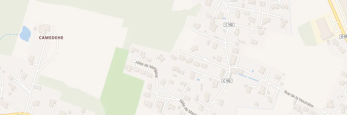 Plan du 588 Che de la Hournère à Casteljaloux