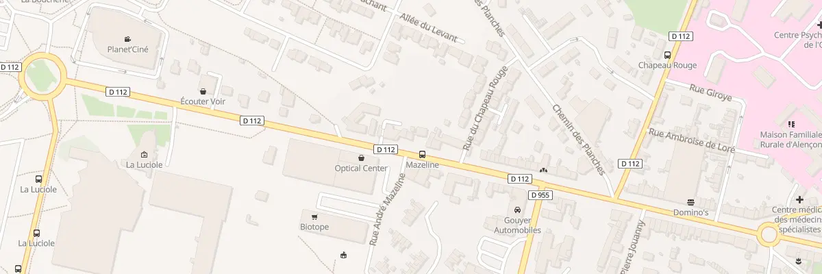 Plan du 150 Rue de Bretagne à Alençon