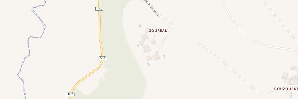 Plan du 22 Goureau à Massugas