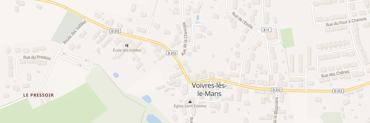 Plan du 6 Rue de Louplande à Voivres-lès-le-Mans