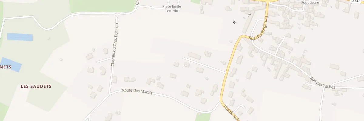 Plan du 5275 Le Bourg à Fouqueure