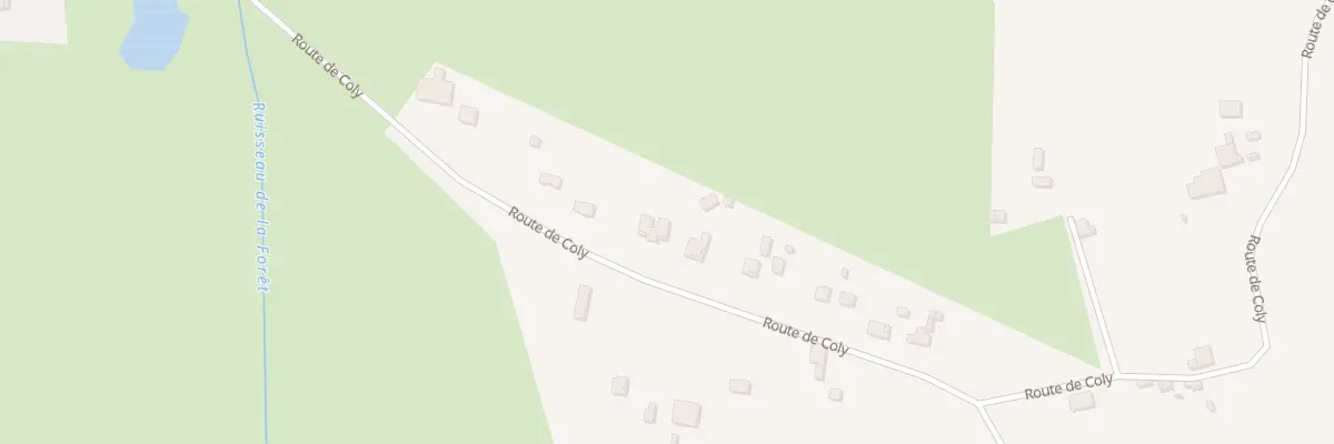 Plan du 9B Rte de Coly au Pizou