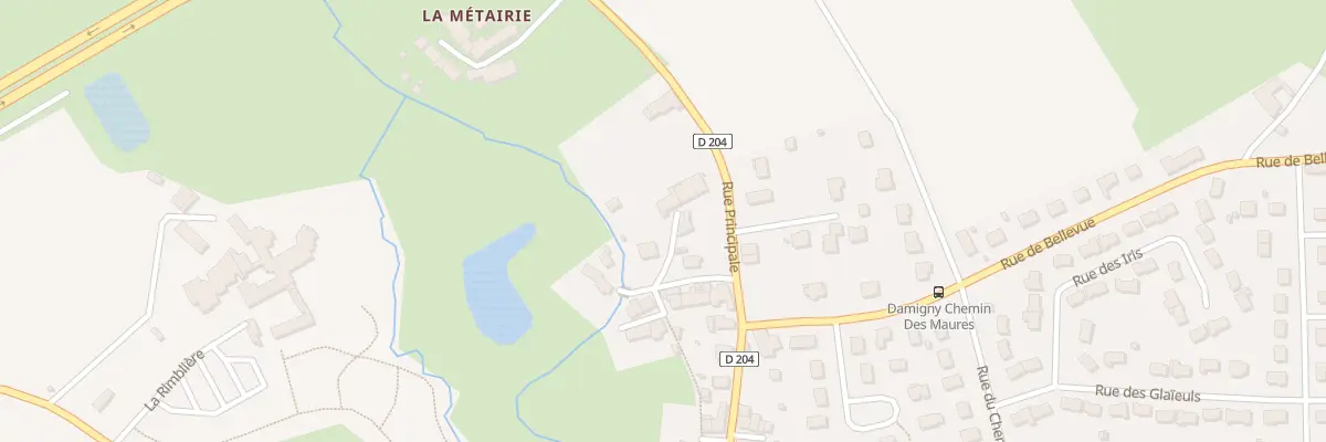 Plan du 8 Imp du Moulin à Damigny