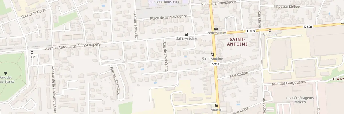 Plan du 3 Rue de l’Aubépine à Tarbes