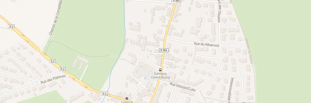 Plan du 5 Imp de la Blanchisserie à Damigny