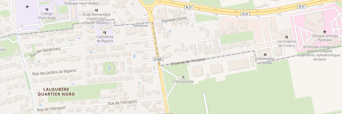 Plan du 79 Rue Carnot à Tarbes