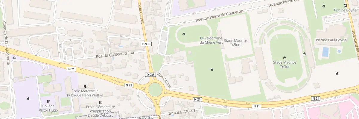 Plan du 47B Rue Carnot à Tarbes
