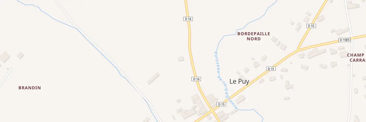 Plan du 7 Bordepaille Nord au Puy