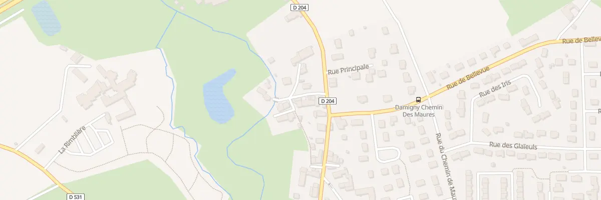 Plan du 2 Imp du Moulin à Damigny