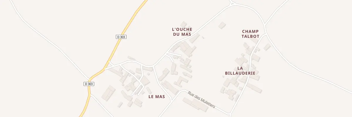 Plan du 5089 Le Mas à La Magdeleine