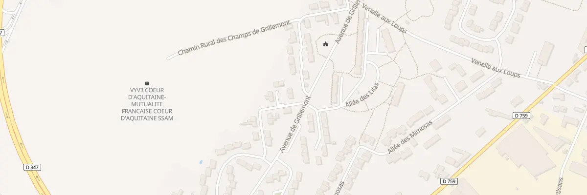 Plan du 1 All des Cerisiers à Loudun