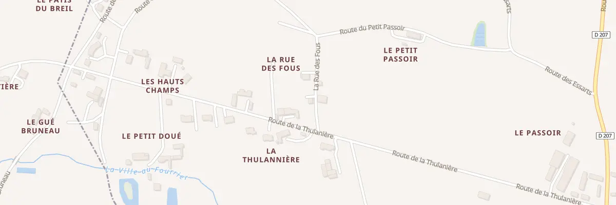 Plan du 5906 La Rue des Fous à Vernoil-le-Fourrier