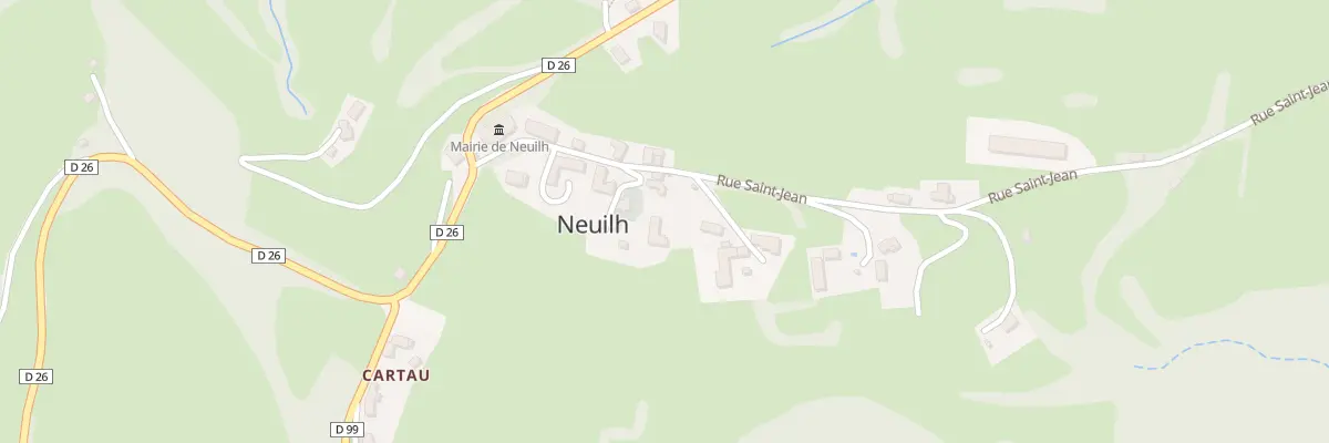 Plan du 3 Imp de l’Eglise à Neuilh