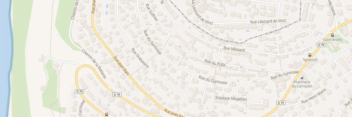 Plan du 28 Rue du Gymnase à Sainte-Adresse
