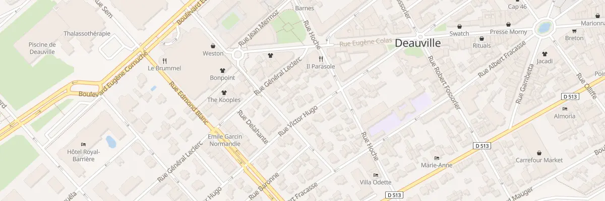 Plan du 126 Rue Victor Hugo à Deauville