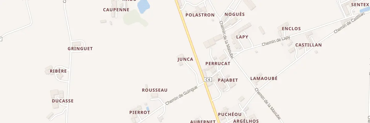 Plan du 5012 Junca à Ladevèze-Rivière