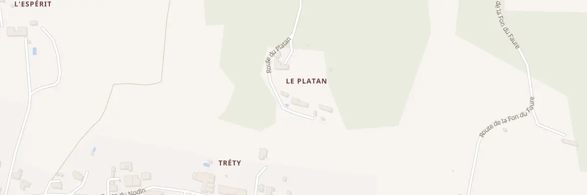 Plan du 6 Rte du Platan à Montcaret