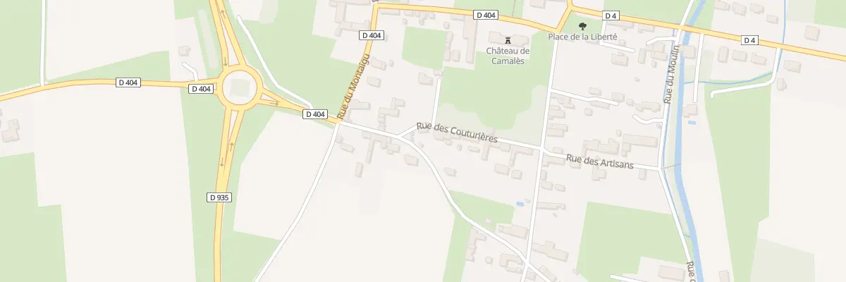 Plan du 10 Rue du Forgeron à Camalès
