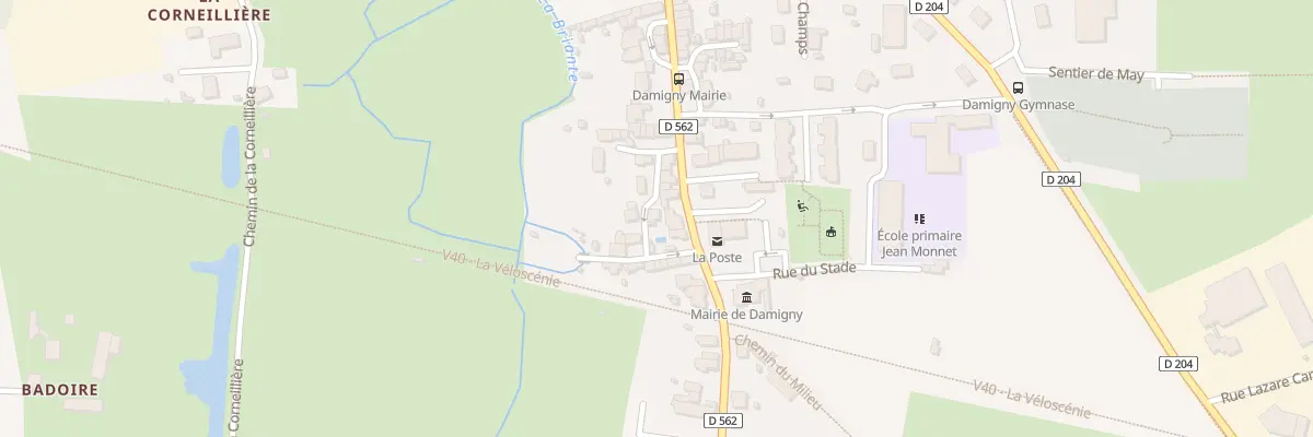 Plan du 9 Imp de la Basse Vallee à Damigny