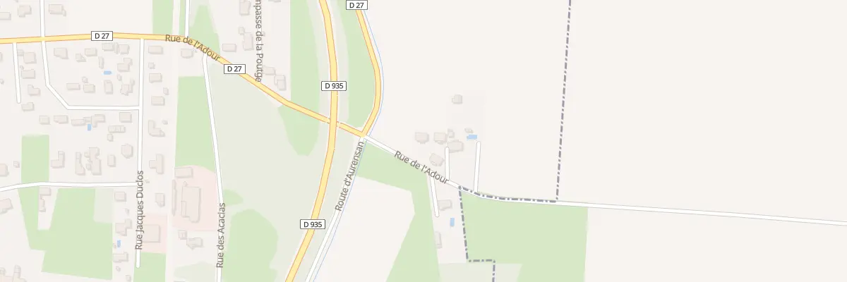 Plan du 23 Rue de l’Adour à Andrest