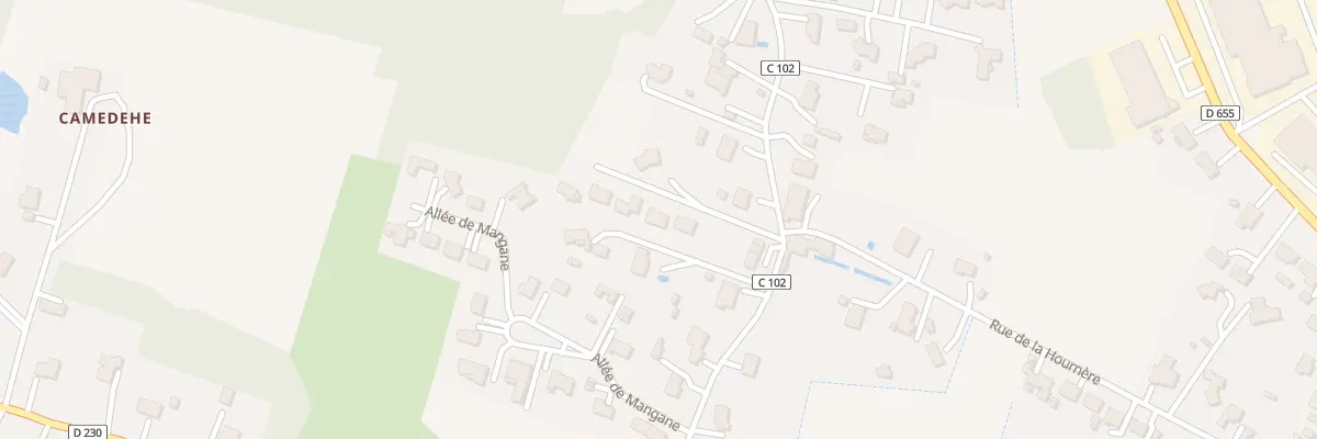 Plan du 594 Che de la Hournère à Casteljaloux