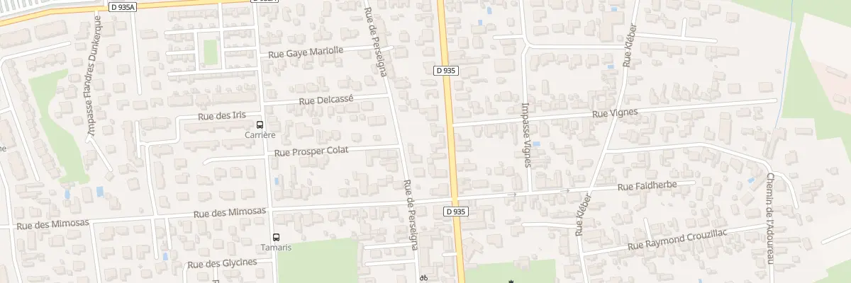 Plan du 30 Rue de Perseigna à Tarbes
