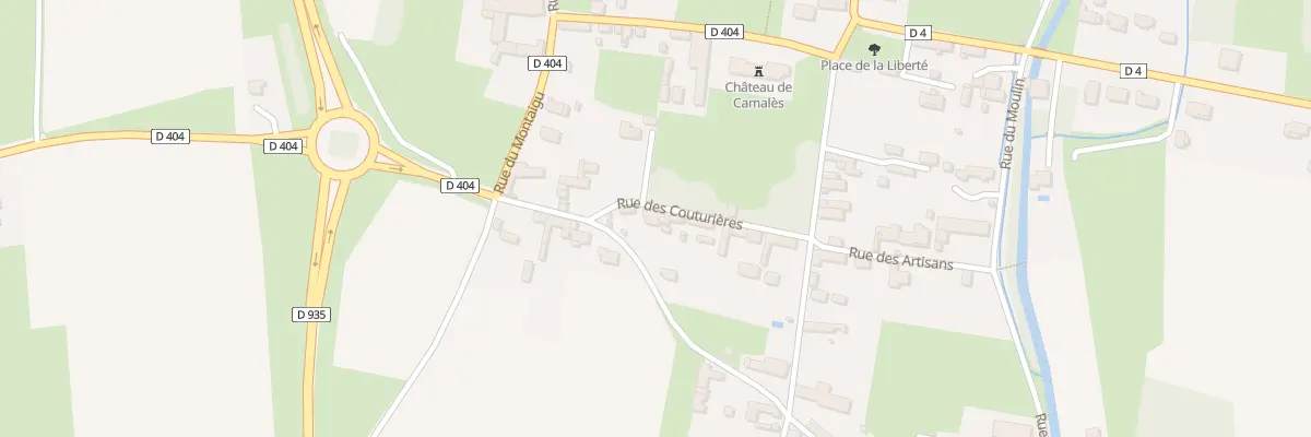 Plan du 8 Rue du Forgeron à Camalès