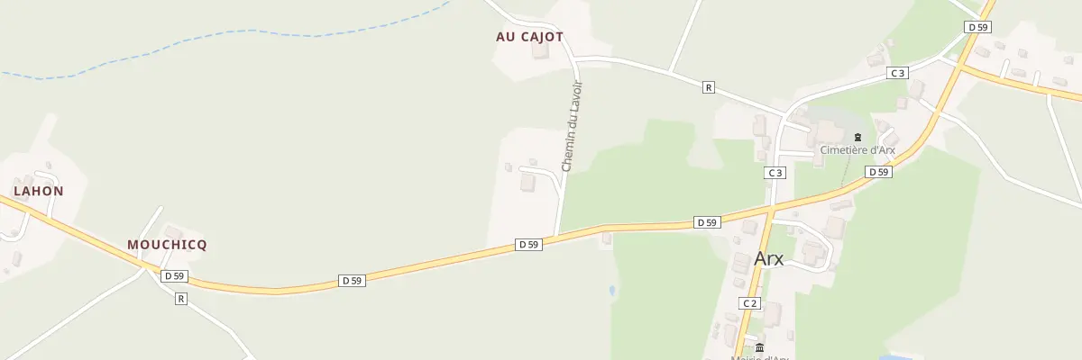 Plan du 9A Le Bourg à Arx