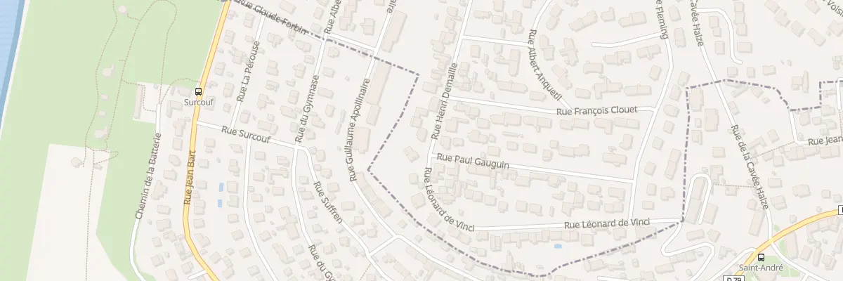 Plan du 3 Rue Henri Demaille au Havre