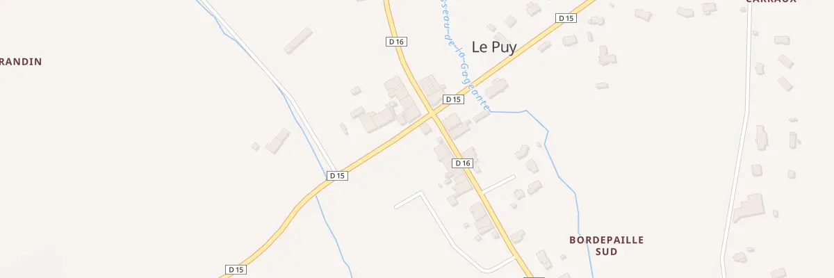 Plan du 29 Bordepaille Sud au Puy