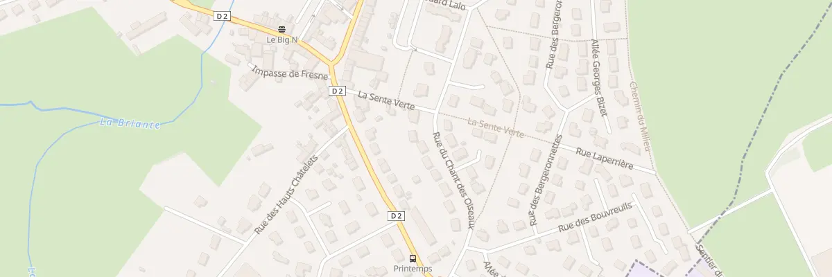 Plan du 17 Rue du Chant des Oiseaux à Damigny